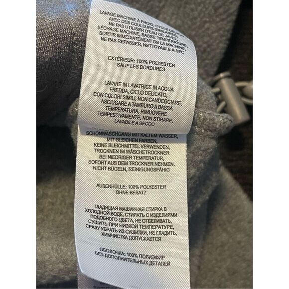 Columbia Womens Gray Long-Sleeve Full-Zip Pointed Collar Fleece Jacket Medium - Picture 7 of 15